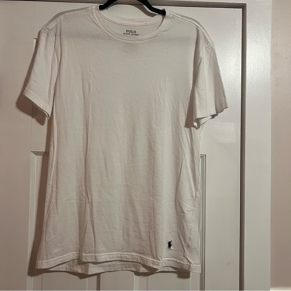 #120 POLO RALPH LAUREN UNISEX WHITE T-SHIRT LARGE